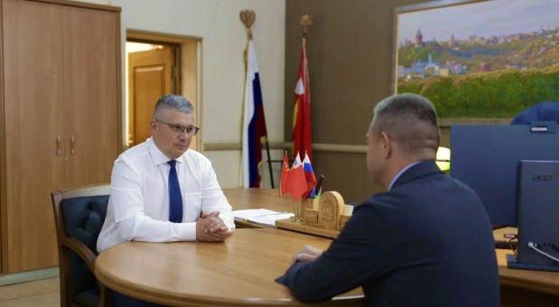 Александр Новиков встретился с новым руководителем ПАО «Россети Центр» – «Смоленскэнерго»