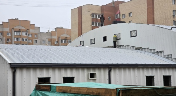 В Смоленске начался второй этап строительства нового теннисного центра на проспекте Гагарина