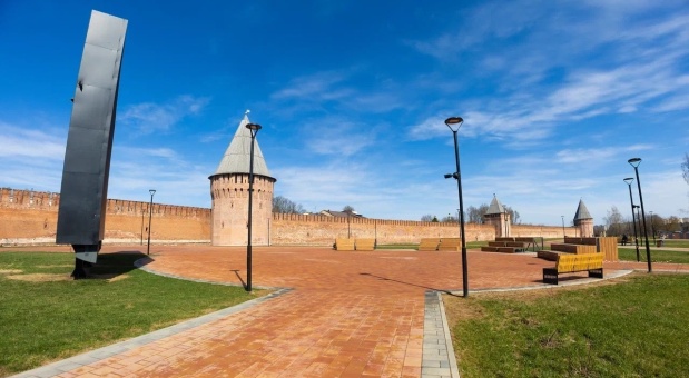 В сквере имени воеводы Шеина приступили к возведению амфитеатра