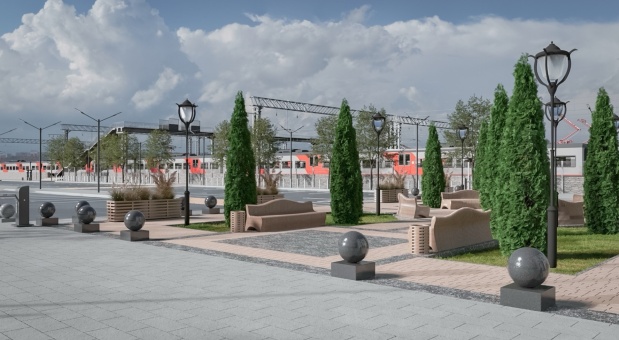 Начинается новый этап благоустройства на вокзале в Смоленске