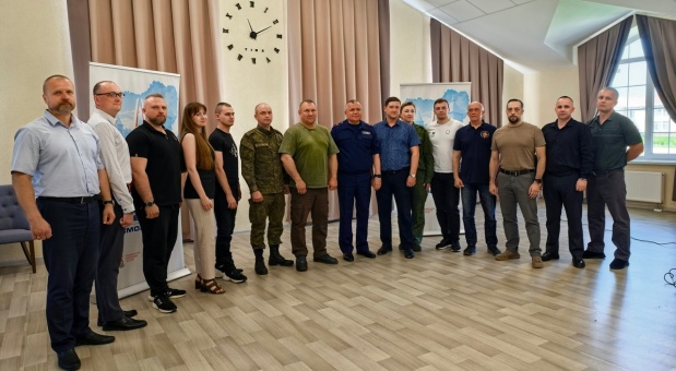 Курсант программы «Герои СВОего времени. Смоленск» Александр Зайцев принимает участие в заключительном образовательном модуле проекта